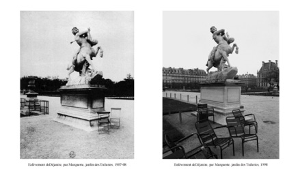Enlèvement de Déjanire, par Marqueste, jardin des Tuileries, 1907-08/1998
